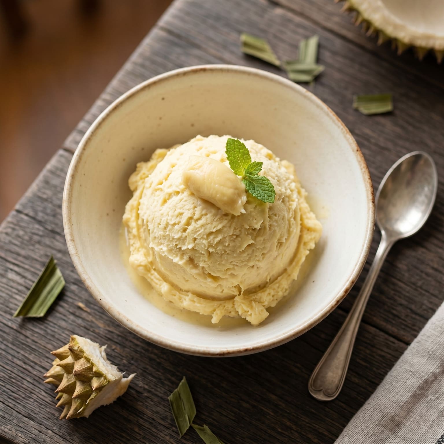 Durian ice cream varieties