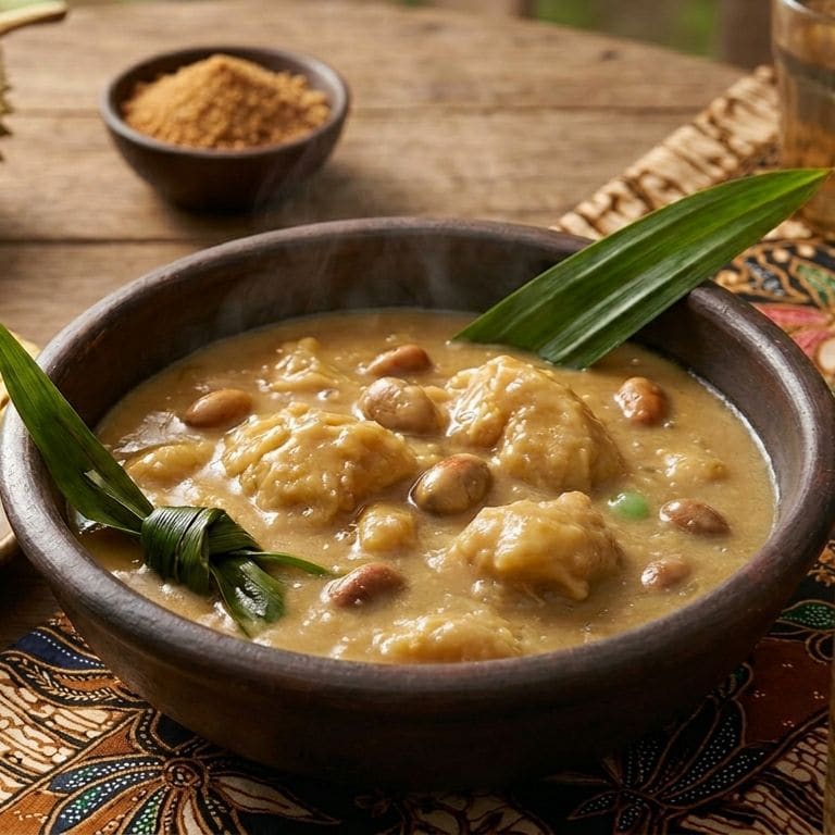 Serawa durian close-up showing thick creamy texture